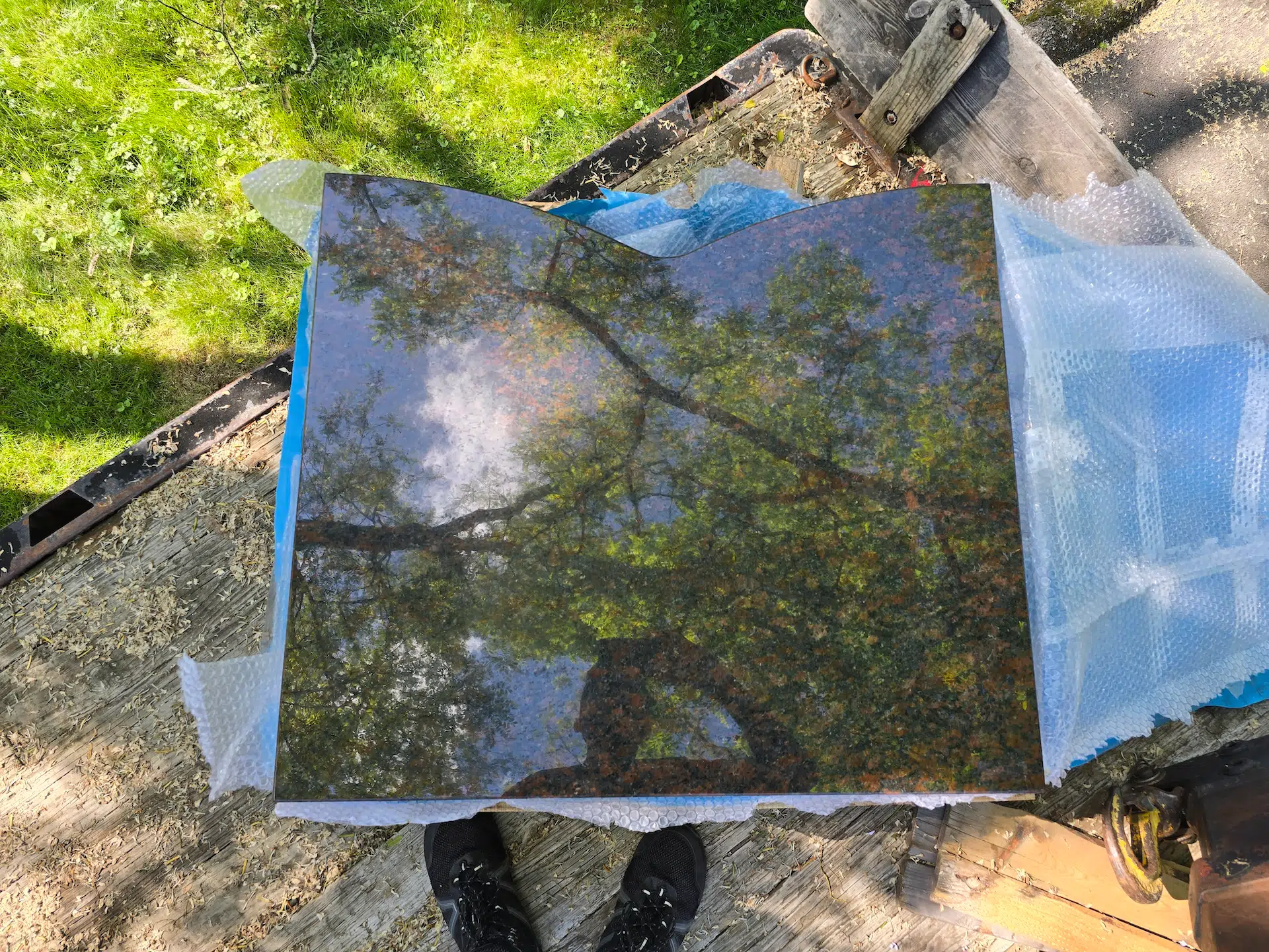 Granite Companion / Double Headstone hand-carved by Companion Stone Shop in NJ — image 3